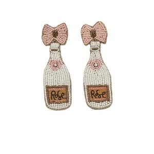 Brand New Rose Statement Earrings